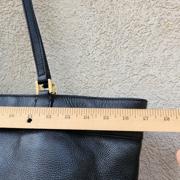 TORI BURCH Michele Tote Shoulder Bag Large Double Handle Pebbled Leather - Picture 10 of 11